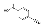 4-(hydroxyamino)benzonitrile Structure