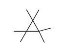 1,1,2,2,3,3-hexamethylcyclopropane Structure