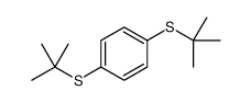 1,4-bis(tert-butylsulfanyl)benzene结构式