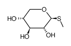 Methyl-1-thio-┈-D-xylopyranoside结构式