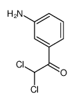 Ethanone, 1-(3-aminophenyl)-2,2-dichloro- (9CI)结构式