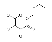 butyl 2,3,4,4-tetrachloro-3-butenoate结构式