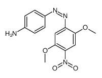 4-[(2,5-dimethoxy-4-nitrophenyl)diazenyl]aniline结构式