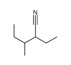 2-ethyl-3-methylvaleronitrile Structure