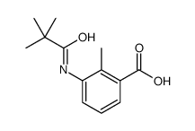 2-Methyl-3-pivalamidobenzoic acid structure