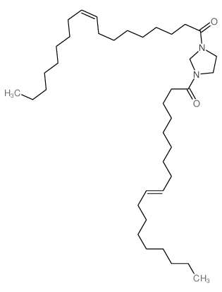 1-(3-octadec-9-enoylimidazolidin-1-yl)octadec-9-en-1-one structure