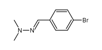 4-Brombenzaldehyd-dimethylhydrazon Structure