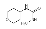 1-methyl-3-(oxan-4-yl)urea structure