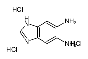 1H-Benzimidazole-5,6-diamine trihydrochloride Structure