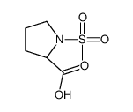 1-(Methylsulfonyl)-L-proline Structure