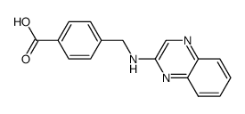 N-(2-quinoxalinyl)-4-aminomethylbenzoic acid Structure