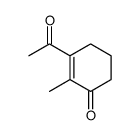 3-Acetyl-2-methyl-2-cyclohexen-1-one Structure