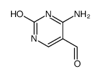 4-amino-2-oxo-1,2-dihydro-pyrimidine-5-carbaldehyde structure