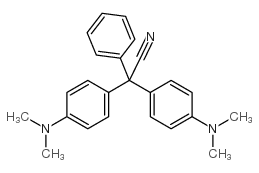 Benzeneacetonitrile,4-(dimethylamino)-a-[4-(dimethylamino)phenyl]-a-phenyl-结构式