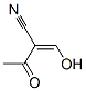 Butanenitrile, 2-(hydroxymethylene)-3-oxo- (9CI) Structure