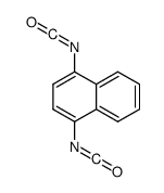 1,4-diisocyanatonaphthalene结构式