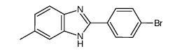 2-(4-bromophenyl)-6-methyl-1H-benzo[d]imidazole Structure