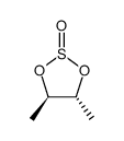 (4R,5R)-4,5-dimethyl-1,3,2-dioxathiolane 2-oxide结构式