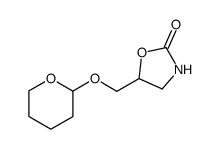 5-tetrahydro-2H-2-pyranyloxymethyl oxazolidin-2-one结构式