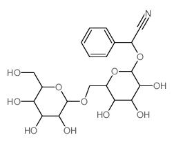 Benzeneacetonitrile, a-[(6-O-b-D-glucopyranosyl-b-D-glucopyranosyl)oxy]- picture