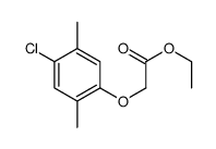 ethyl 2-(4-chloro-2,5-dimethylphenoxy)acetate结构式