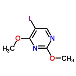 2,4-二甲氧基-5-碘嘧啶结构式