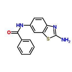 N-(2-AMINO-BENZOTHIAZOL-6-YL)-BENZAMIDE Structure