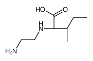 (2S,3S)-2-(2-aminoethylamino)-3-methylpentanoic acid结构式