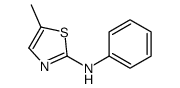 5-methyl-N-phenyl-1,3-thiazol-2-amine结构式