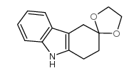 5-oxo-tetrahydrocarbazole ethylene ketal structure