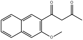 1-(3-Methoxynaphthalen-2-yl)-1,3-butanedione结构式