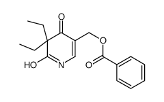 (5,5-diethyl-4,6-dioxo-1H-pyridin-3-yl)methyl benzoate Structure