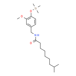 N-[[3-Methoxy-4-(trimethylsiloxy)phenyl]methyl]-8-methylnonanamide picture