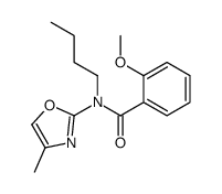 N-butyl-2-methoxy-N-(4-methyl-1,3-oxazol-2-yl)benzamide Structure