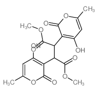 dimethyl 2,3-bis(2-hydroxy-6-methyl-4-oxo-pyran-3-yl)butanedioate picture