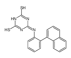 6-(2-naphthalen-1-ylanilino)-1H-1,3,5-triazine-2,4-dithione Structure