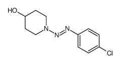 1-[(4-chlorophenyl)diazenyl]piperidin-4-ol Structure