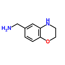 1-(3,4-Dihydro-2H-1,4-benzoxazin-6-yl)methanamine Structure