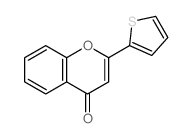 4H-1-Benzopyran-4-one,2-(2-thienyl)- structure