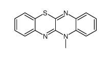 11-methylquinoxalino[2,3-b][1,4]benzothiazine结构式