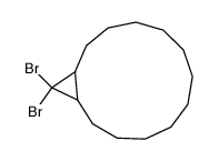 14.14-Dibrombicyclo(11.1.0)tetradecan Structure