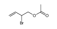 2-bromo-but-3-enyl acetate Structure