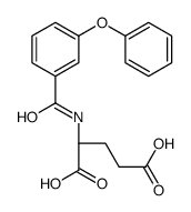 (2S)-2-[(3-phenoxybenzoyl)amino]pentanedioic acid Structure