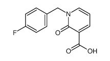 1-(4-fluorobenzyl)-1,2-dihydro-2-oxopyridine-3-carboxylic acid Structure