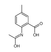 2-Acetamido-5-methylbenzoic acid结构式