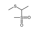 1-methylsulfanyl-1-methylsulfonylethane结构式