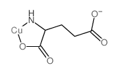 copper(+1) cation; 1,3-dicarboxypropylazanide structure