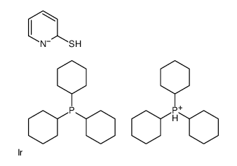 iridium,2H-pyridin-1-ide-2-thiolate,tricyclohexylphosphanium Structure