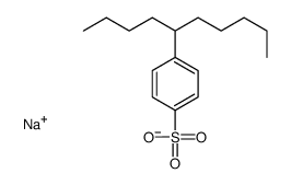 sodium,4-decan-5-ylbenzenesulfonate结构式