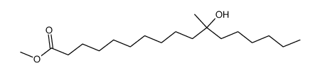 methyl 11-hydroxy-11-methylheptadecanoate Structure